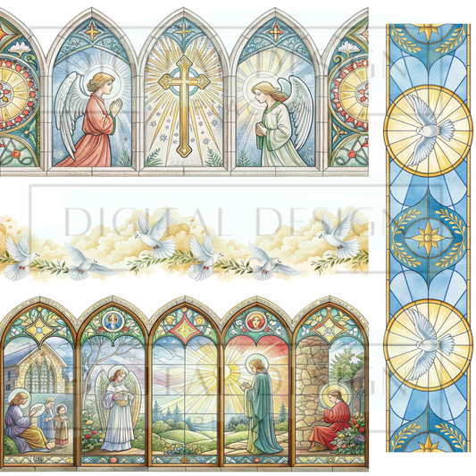 Church Glass Half Wraps ELEE401