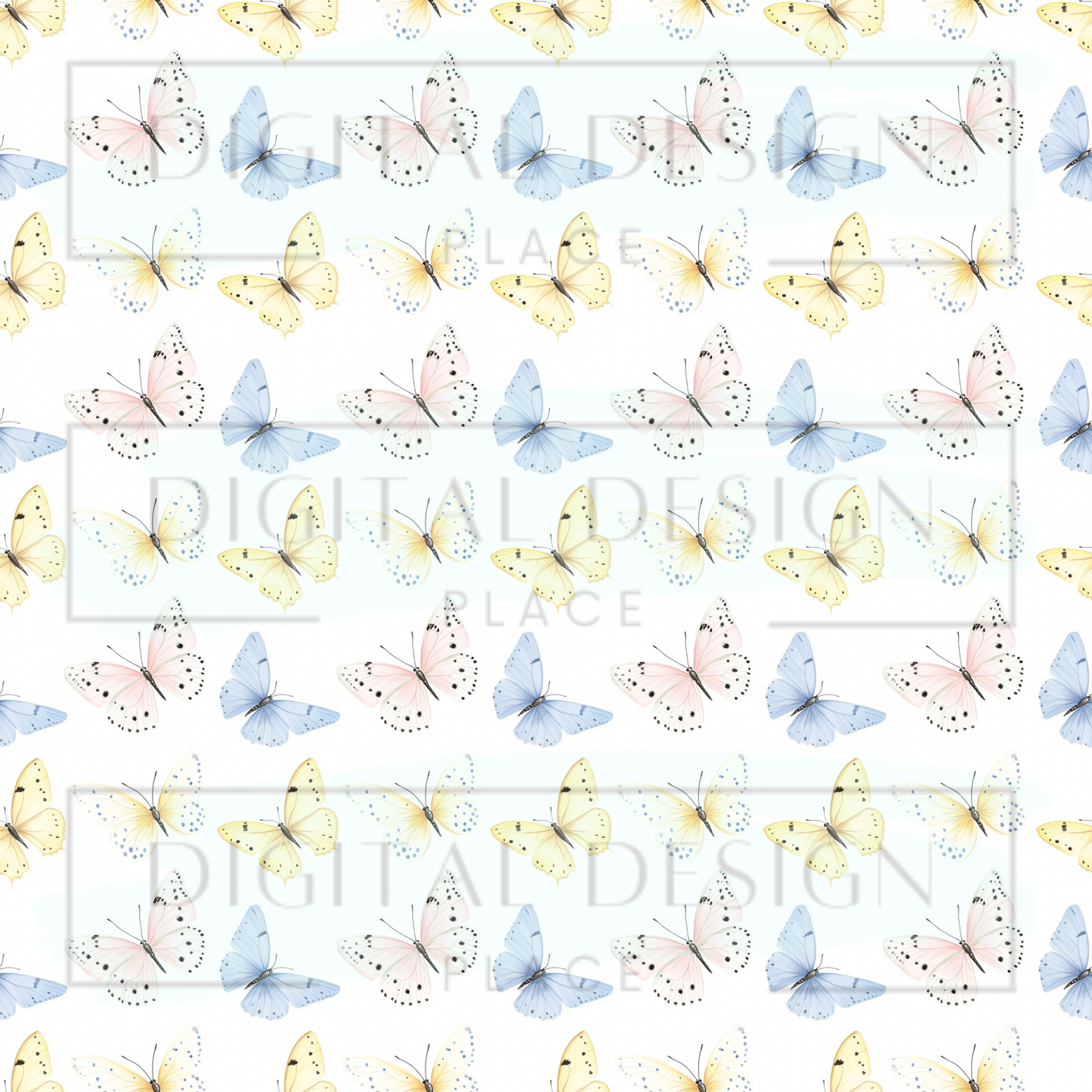 Springtime Butterflies VinylV2664