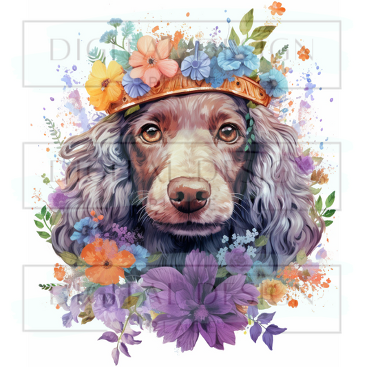 Floral Springer Spaniel ANIA126