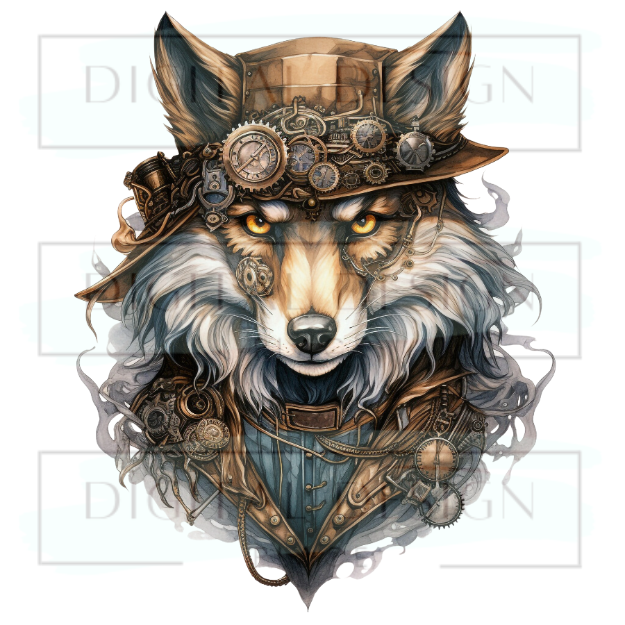 Steampunk Fox ANIA152