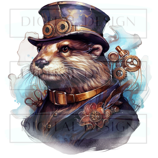 Steampunk Otter ANIA158