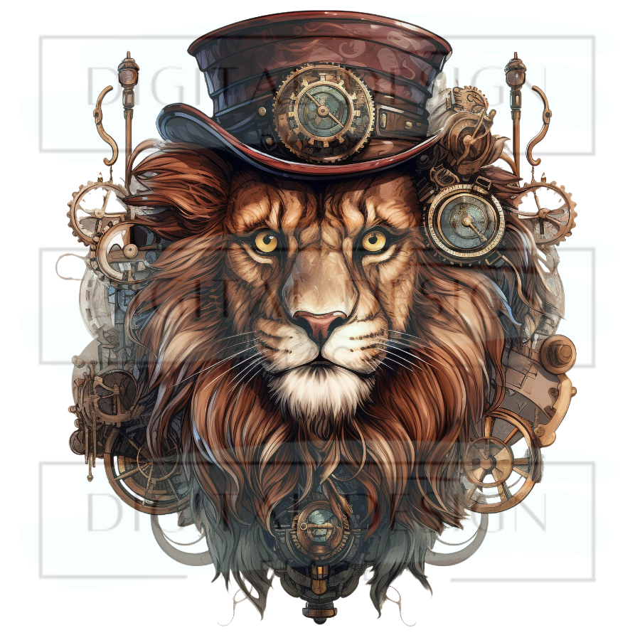 Steampunk Lion ANIA162