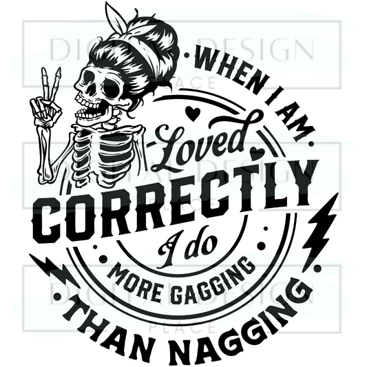 Gagging than Nagging ADHUA55