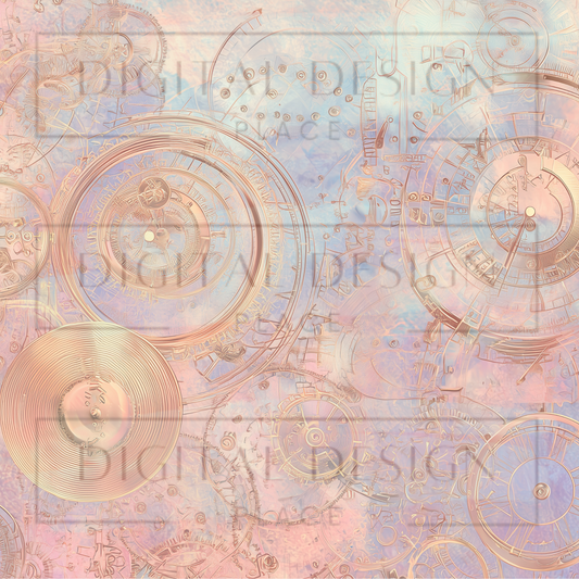 Pastel Steampunk VinylV2704