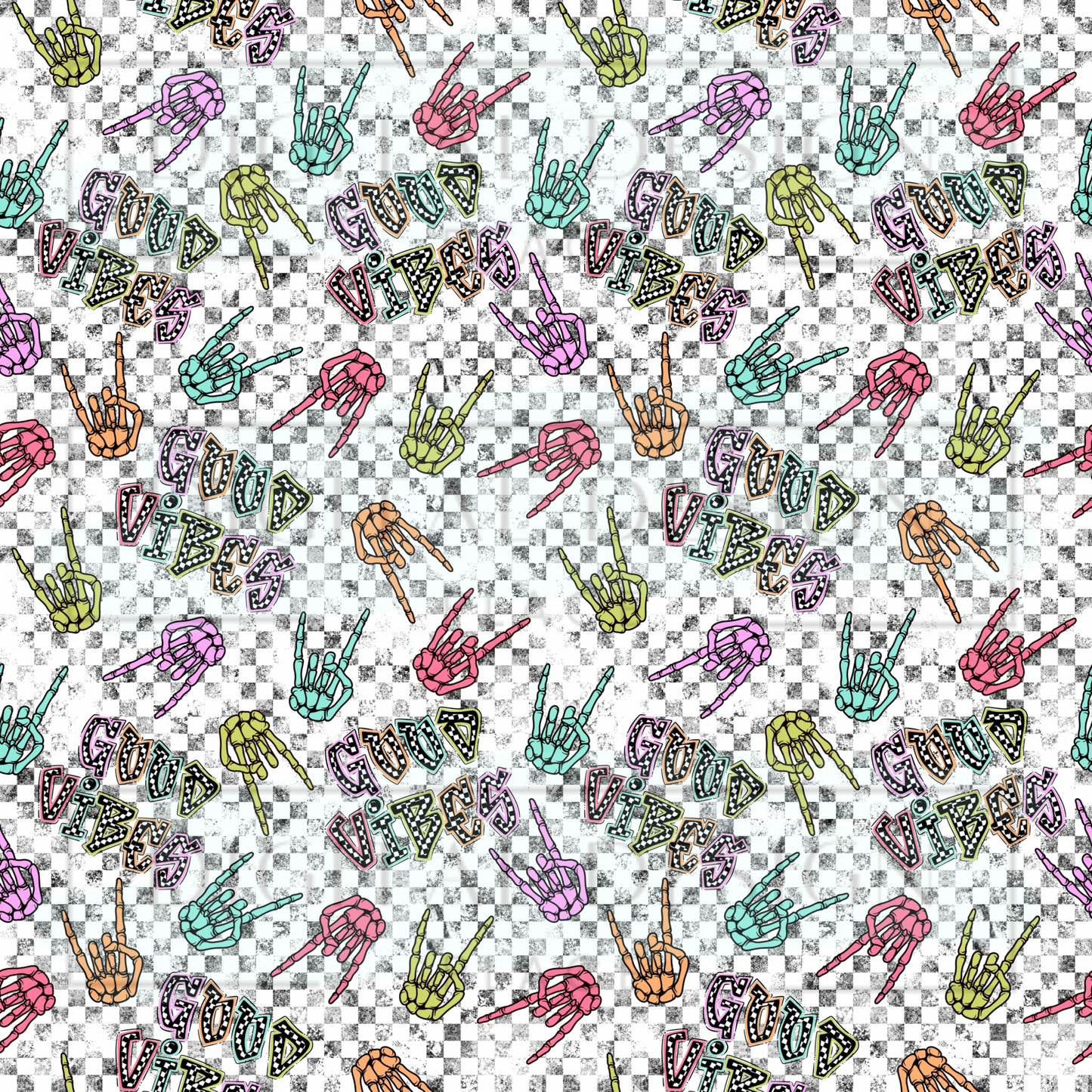 Good Vibes Checker VinylV2687