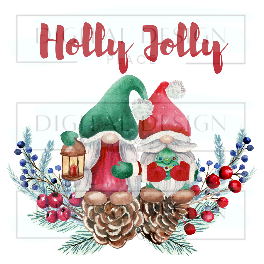 Holly Jolly Gnomes CHRC9