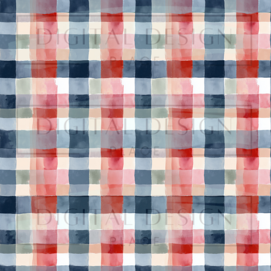 Americana Plaid VinylV2923