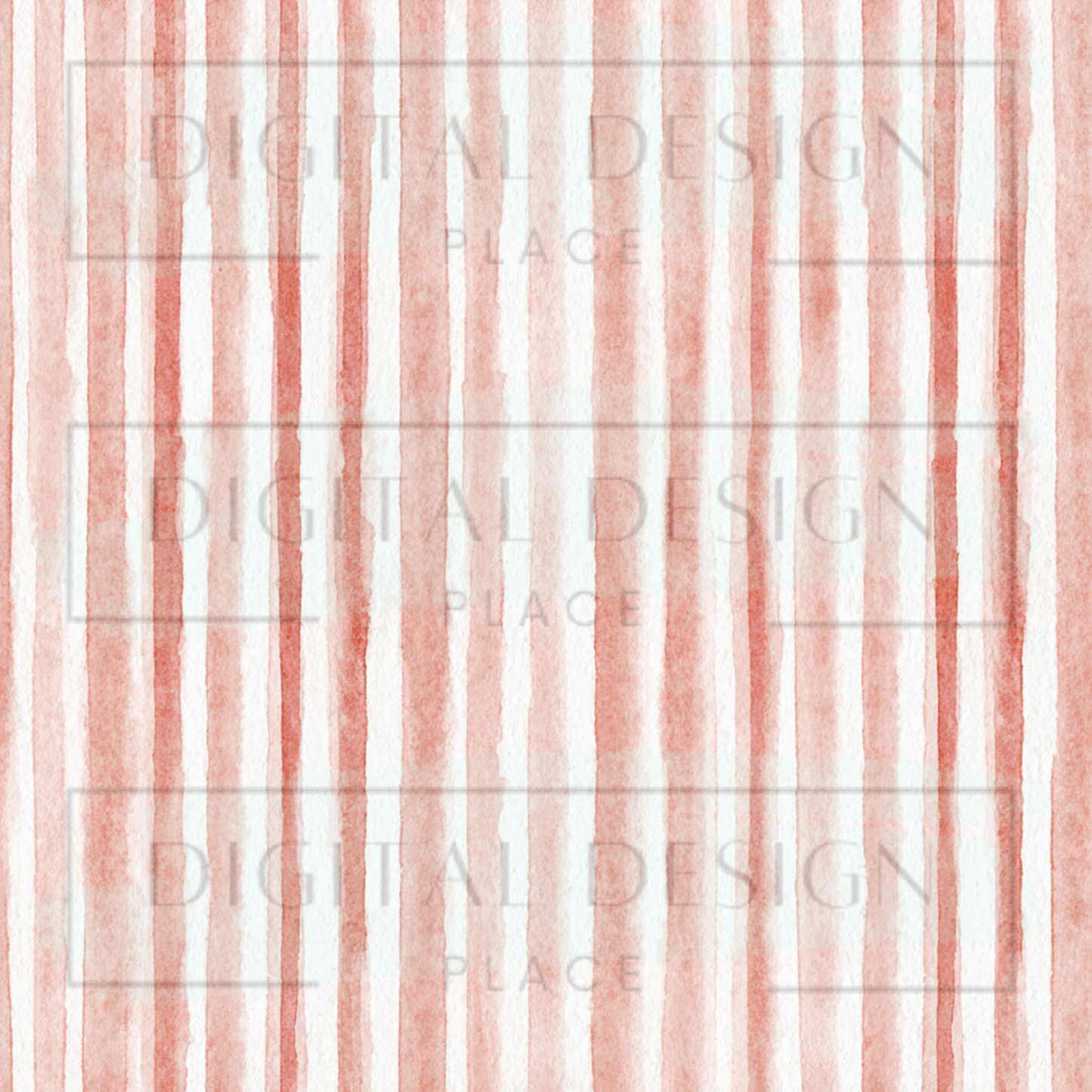 Watercolor Americana Stripes VinylV2891