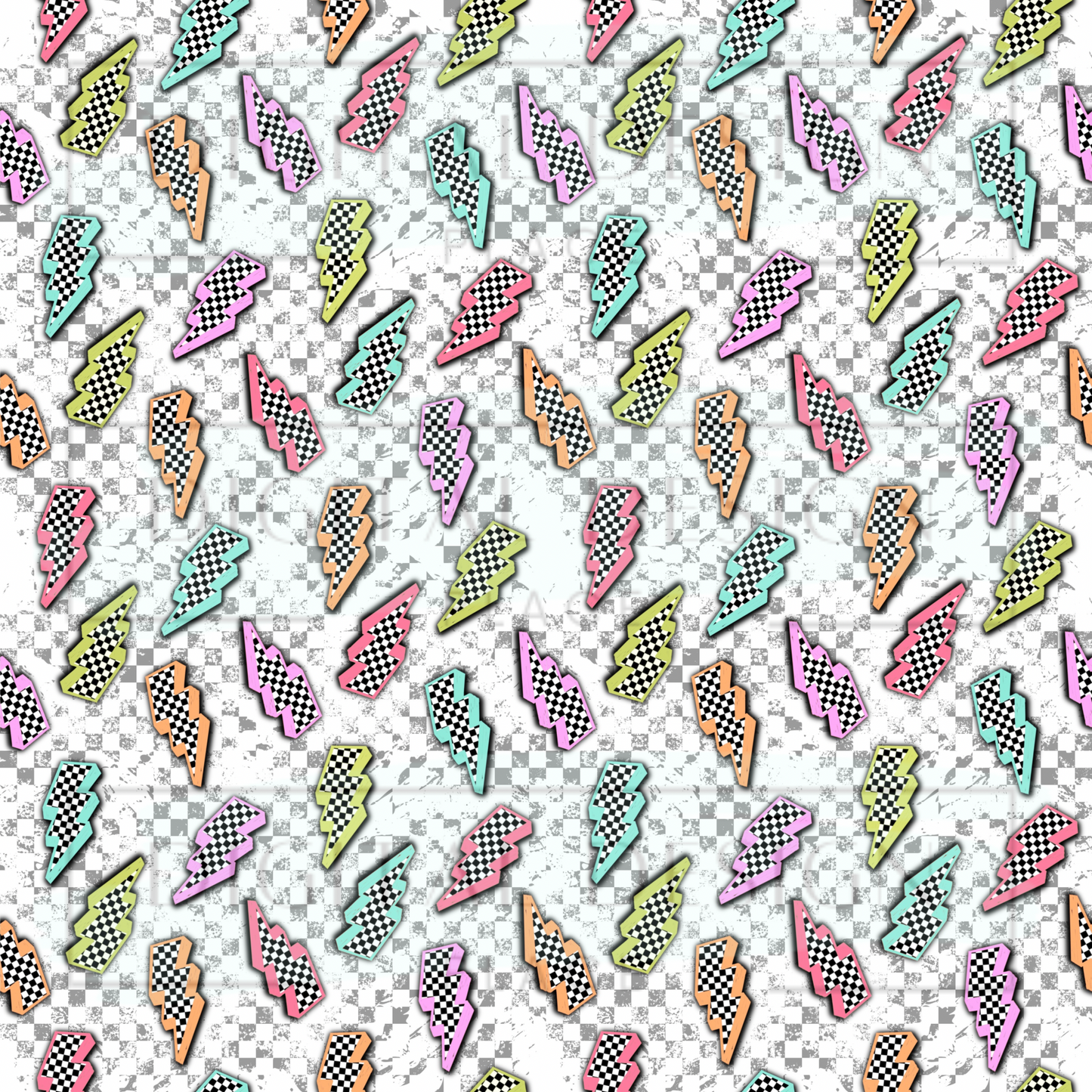 Soft Lightning Checker VinylV2688
