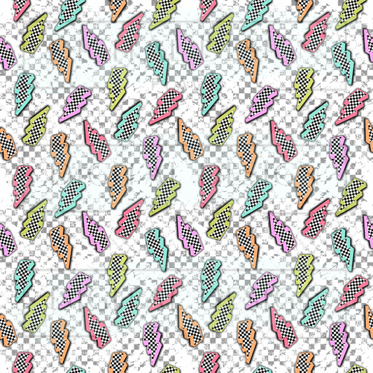Soft Lightning Checker VinylV2688