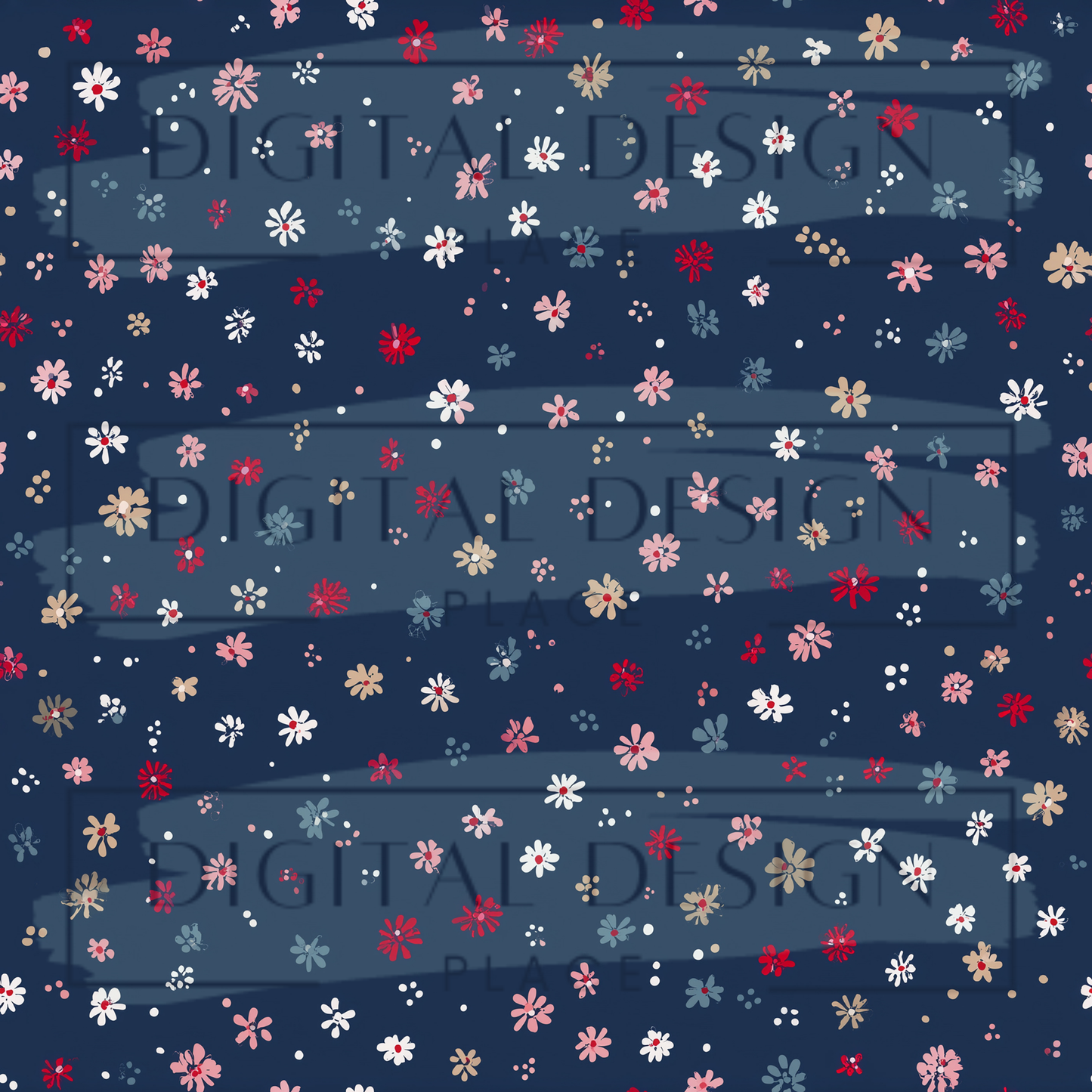 Americana Floral VinylV2921