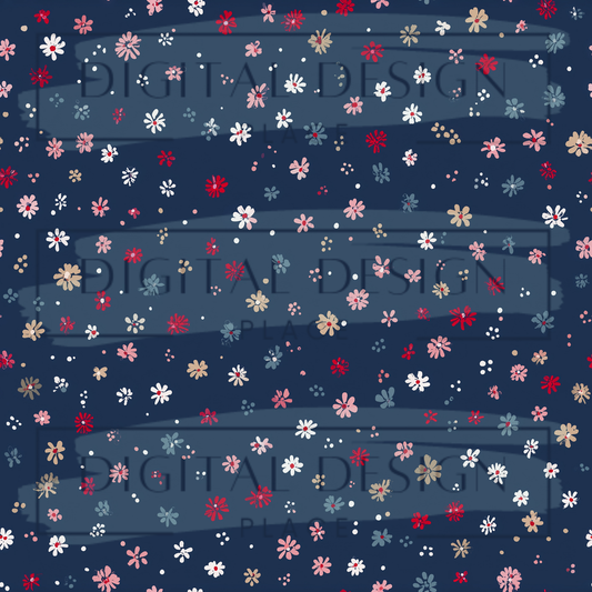 Americana Floral VinylV2921