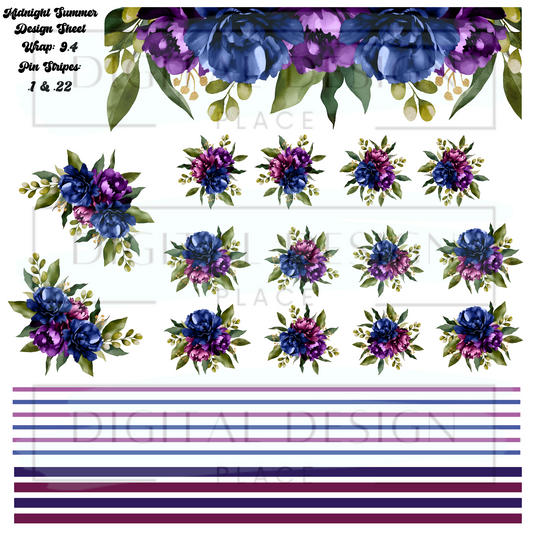 Midnight Summer Design Sheet DS11