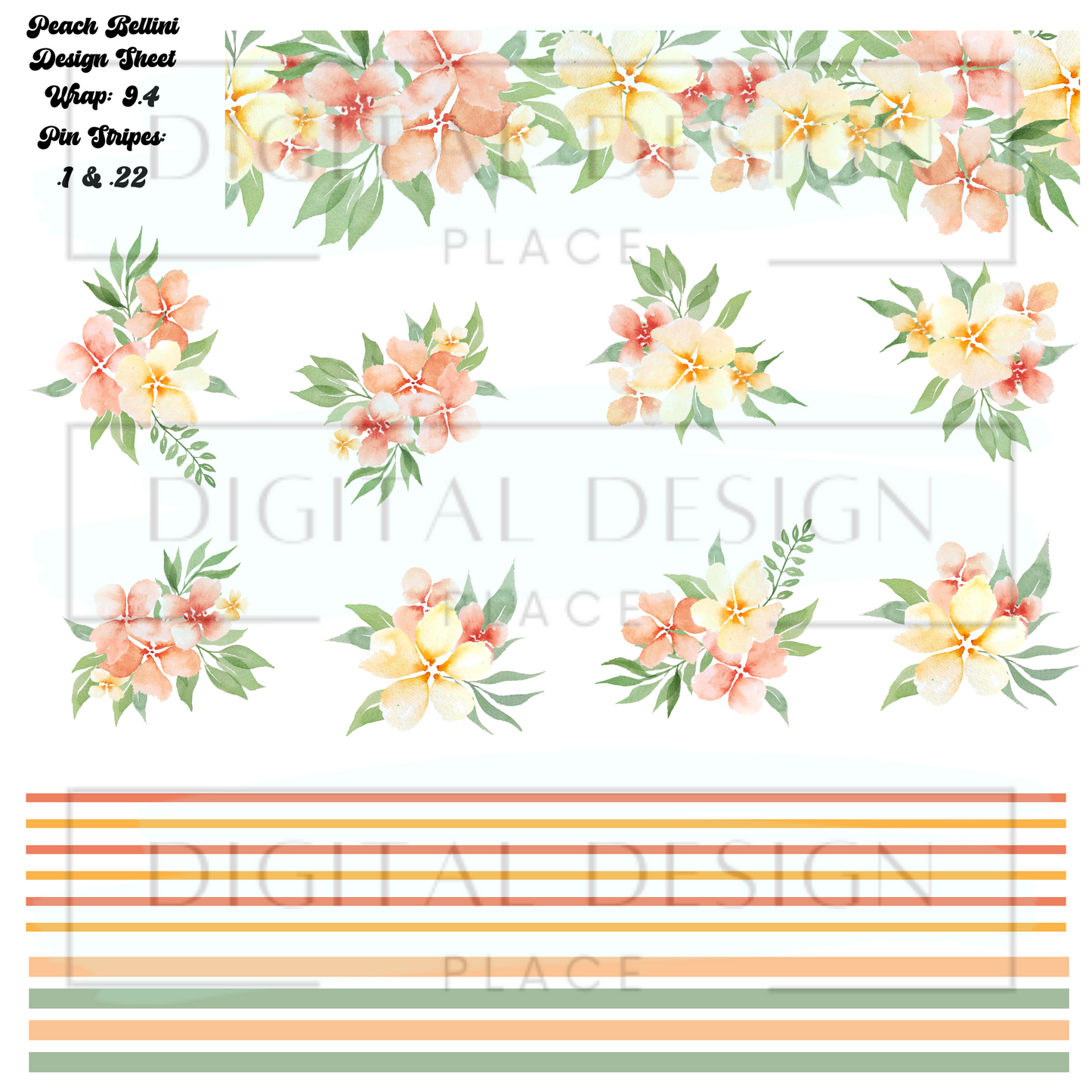Peach Bellini Design Sheet DS18