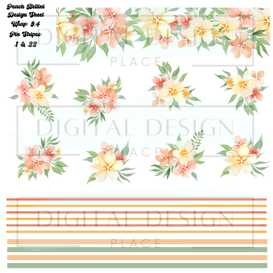 Peach Bellini Design Sheet DS18