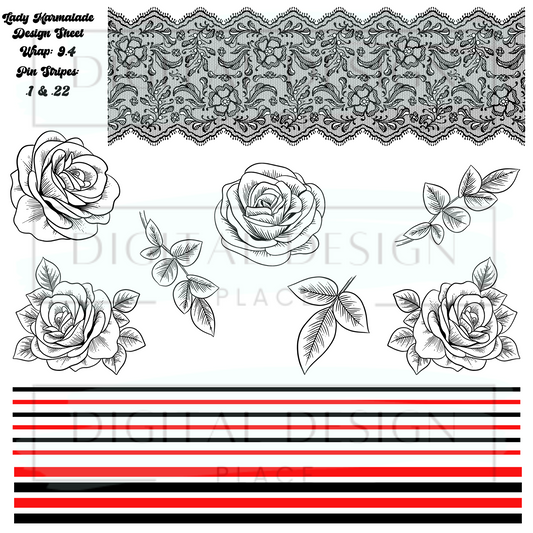 Lady Marmalde Design Sheet DS25