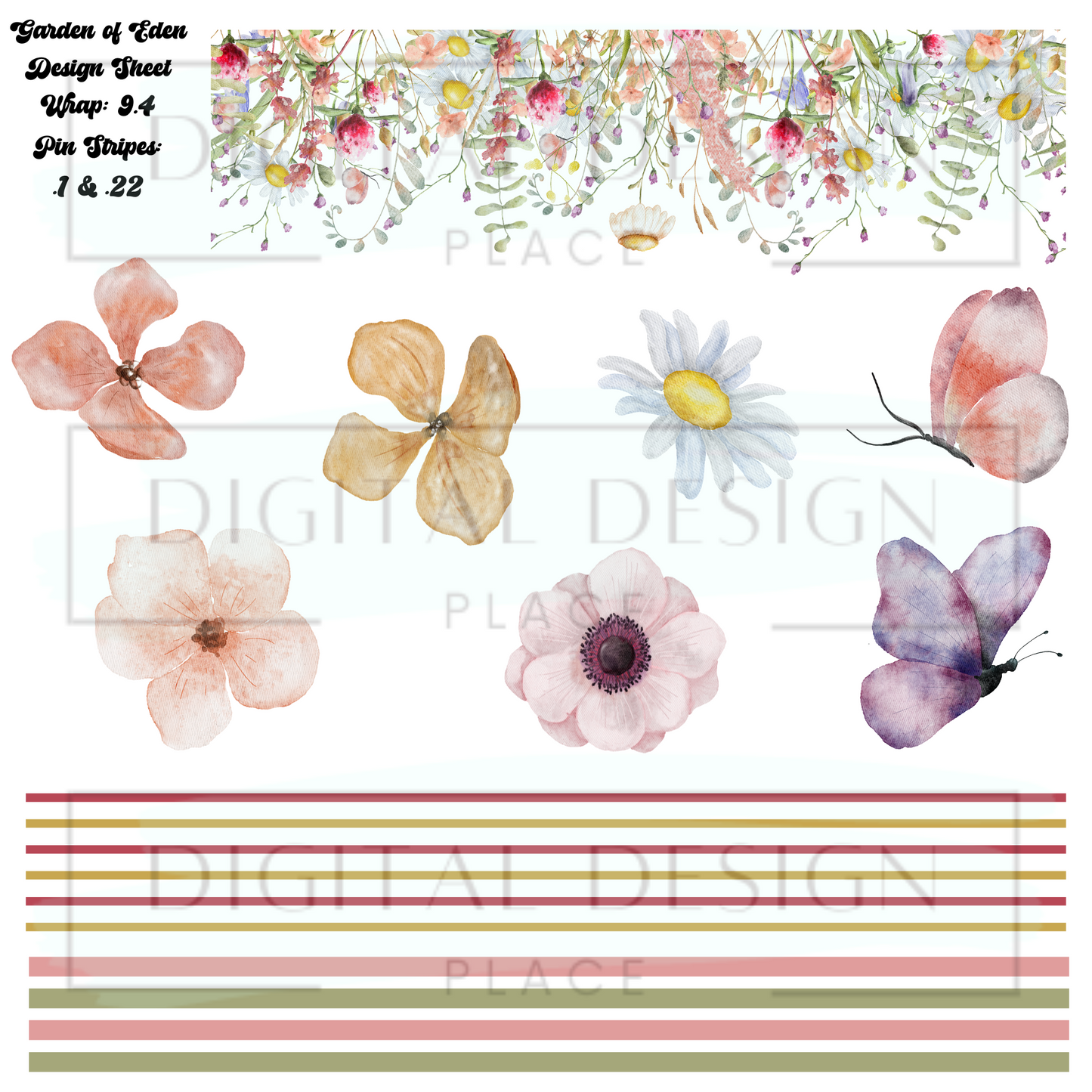 Garden of Eden Design Sheet DS36