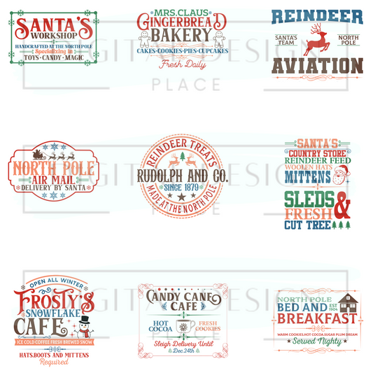 Christmas Labels ELEE253