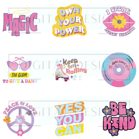 Y2K Decal Sheet ELEE261