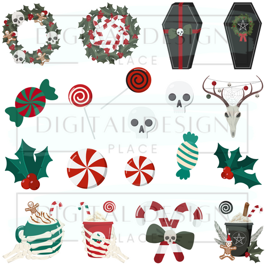 Goth Christmas ELEE266