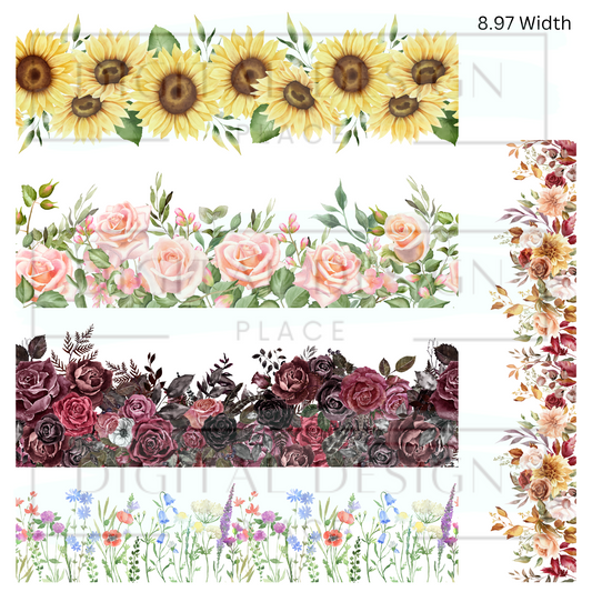 Floral Curve Wraps ELEE332