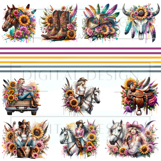 Sunflower Cowgirls ELEE393