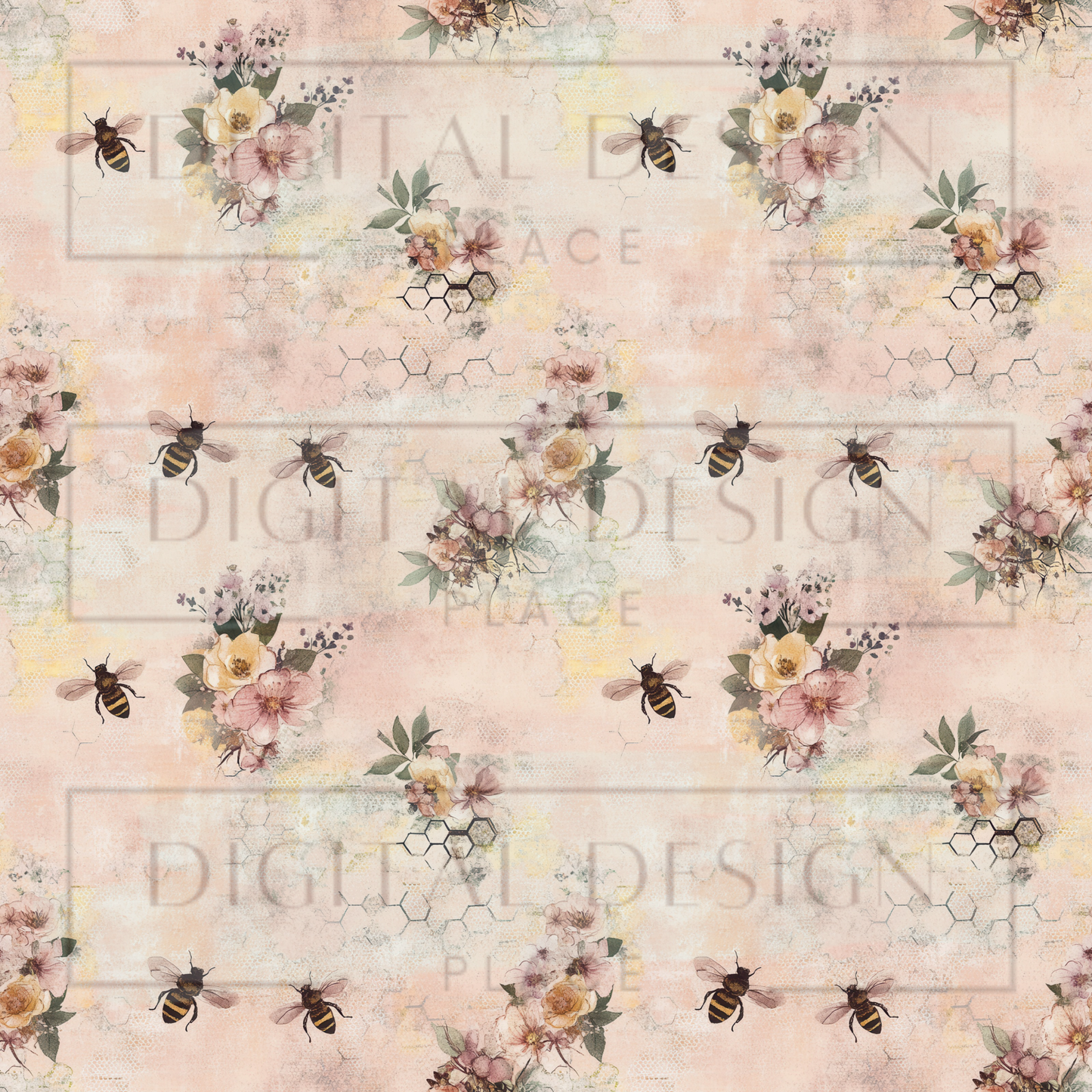 Beehive Blossoms VinylV2651