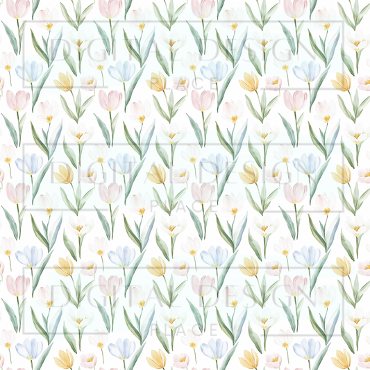 Springtime Tulips VinylV2662