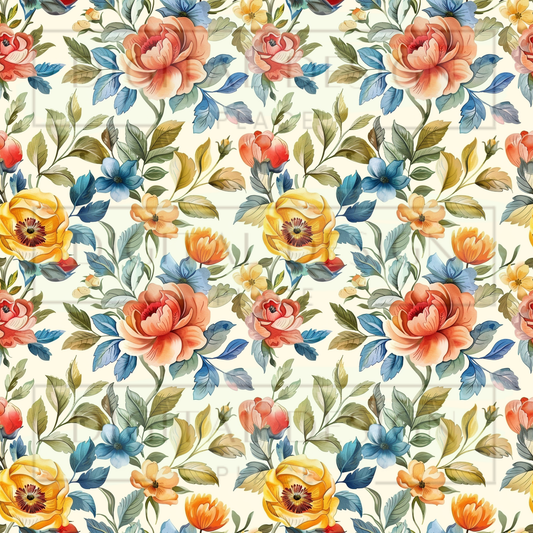 Spring Traveller Florals VinylV2839