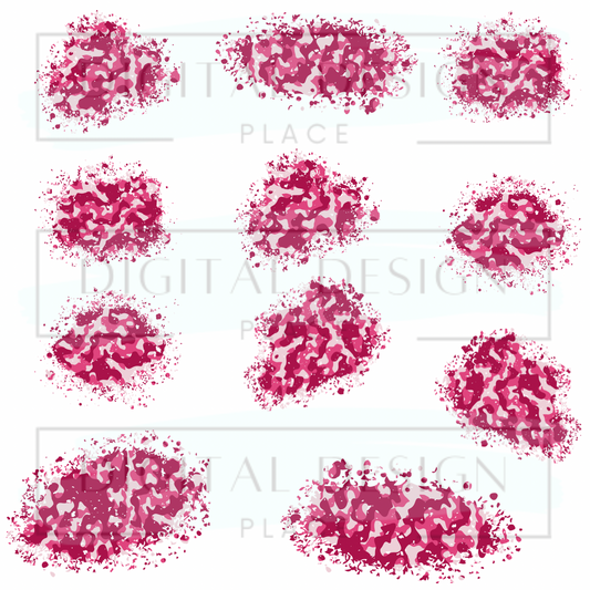 Pink Camo Patches ELEE278