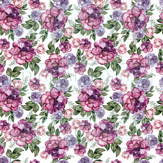 Purple Peonies VinylV798
