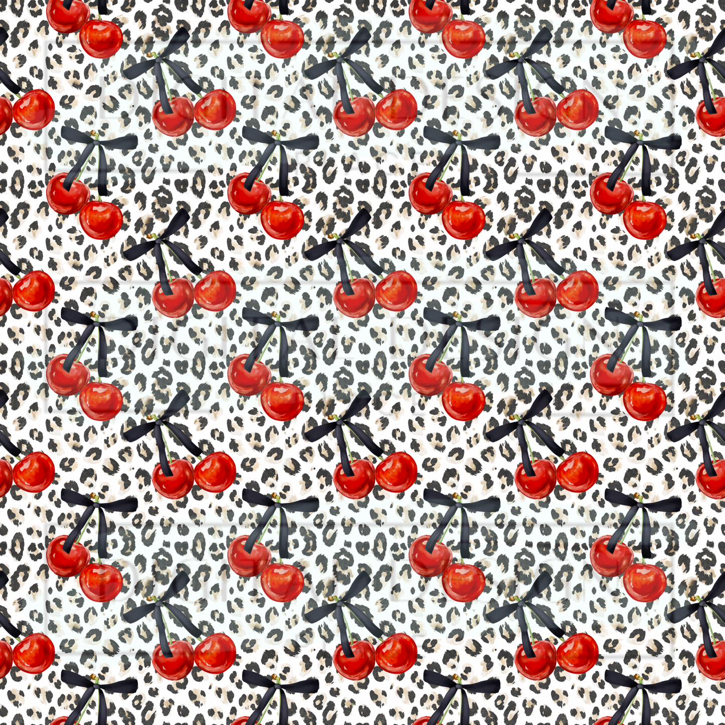 Cherry Cheetah VinylV2639