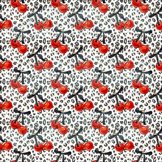 Cherry Cheetah VinylV2639