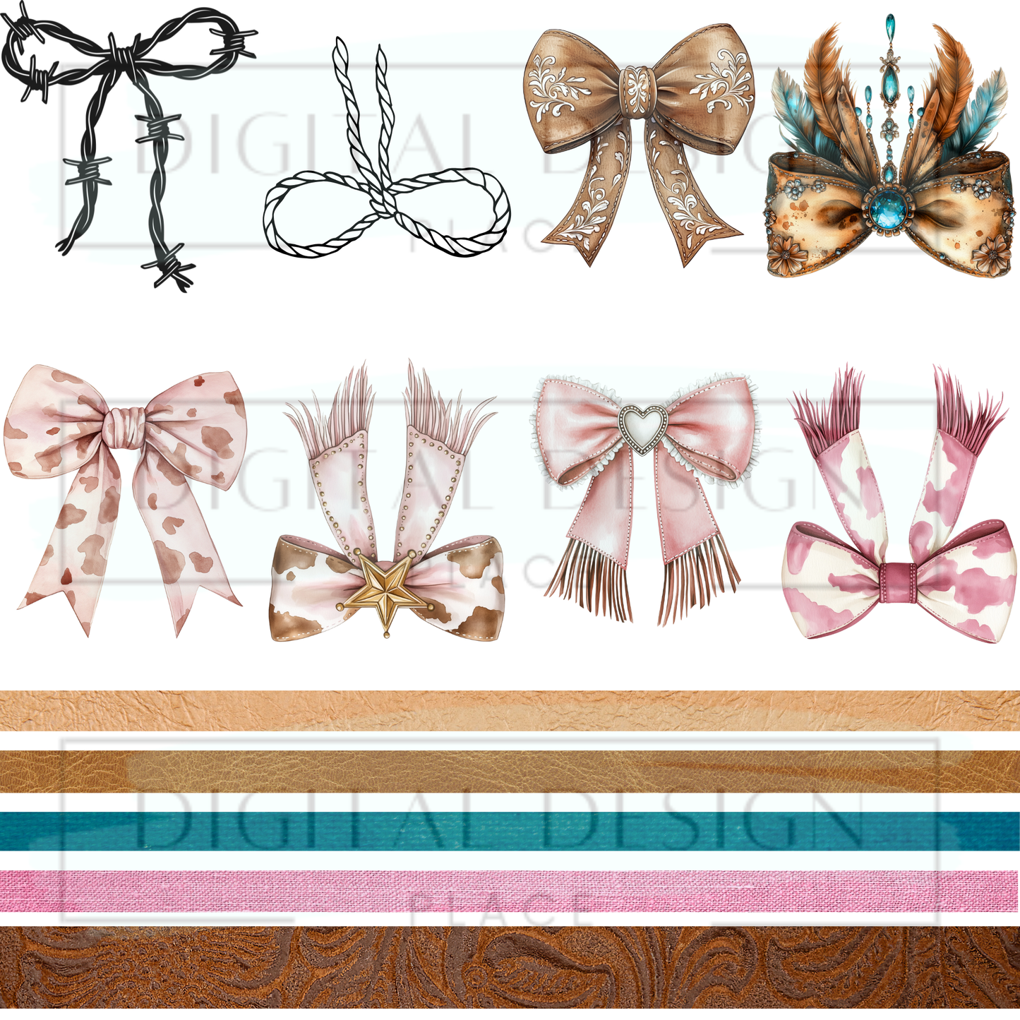 Cowgirl Bows ELEE404