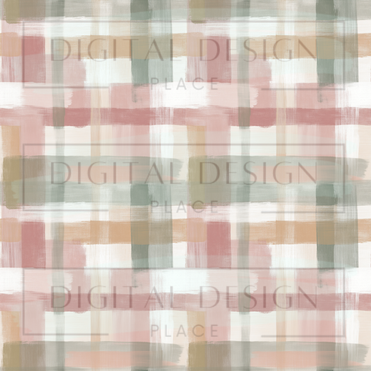 Painted Plaid VinylV2757