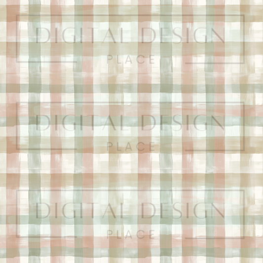 Painted Plaid VinylV2758