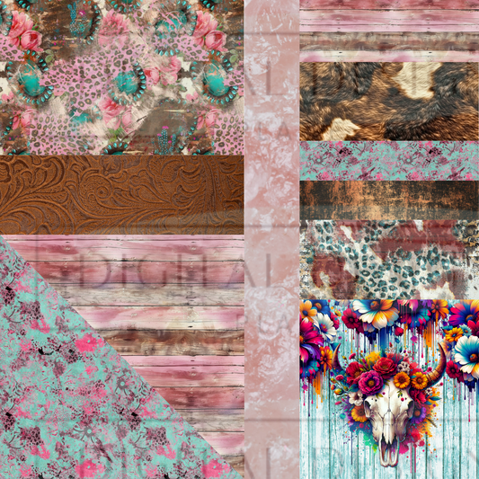 Western Girl Fusion Collage MM37