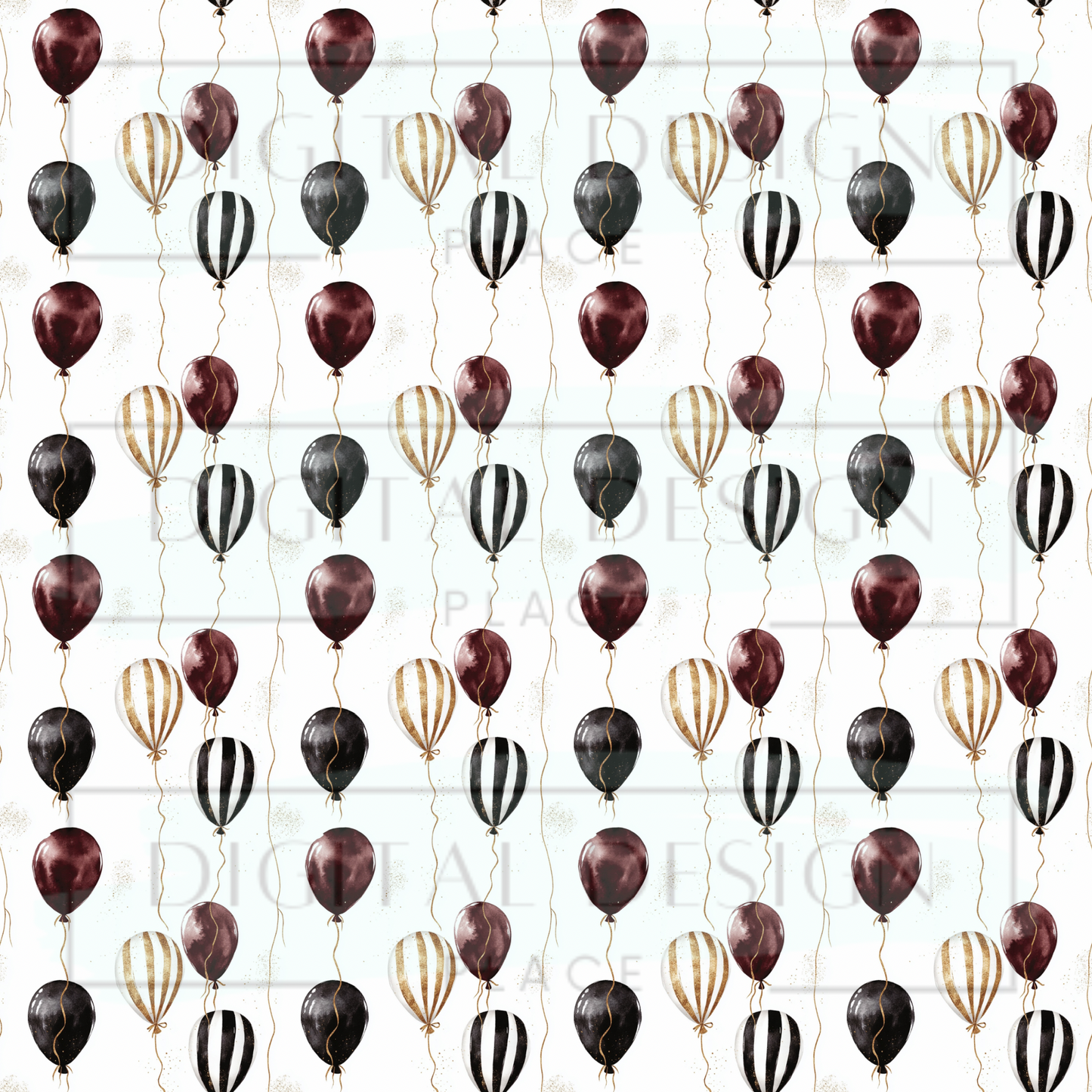Gothic Circus Balloons VinylV2808