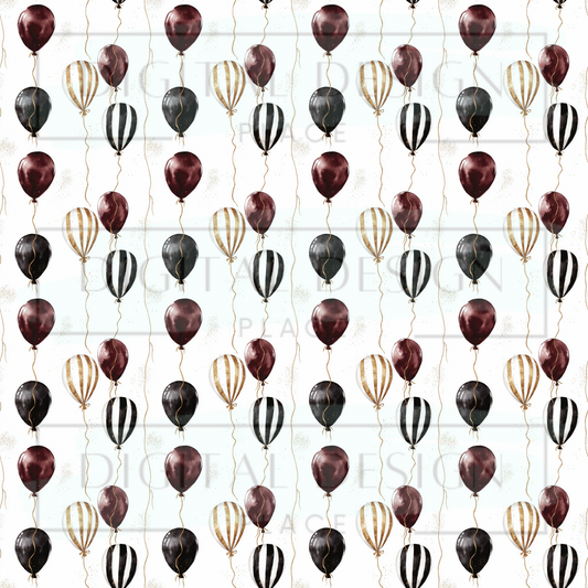 Gothic Circus Balloons VinylV2808
