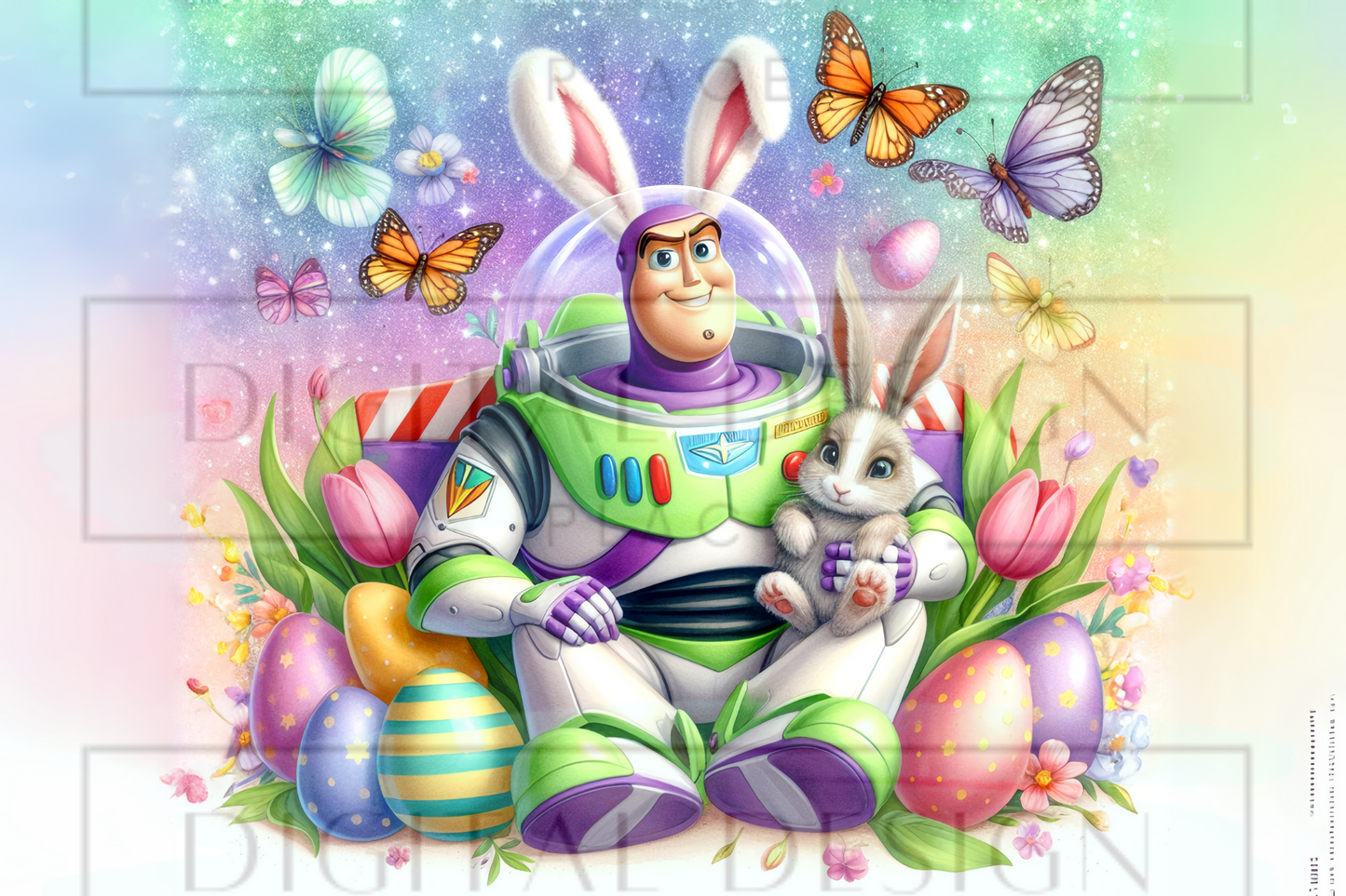 Easter Cowboy Space Man Kids Wrap KW18