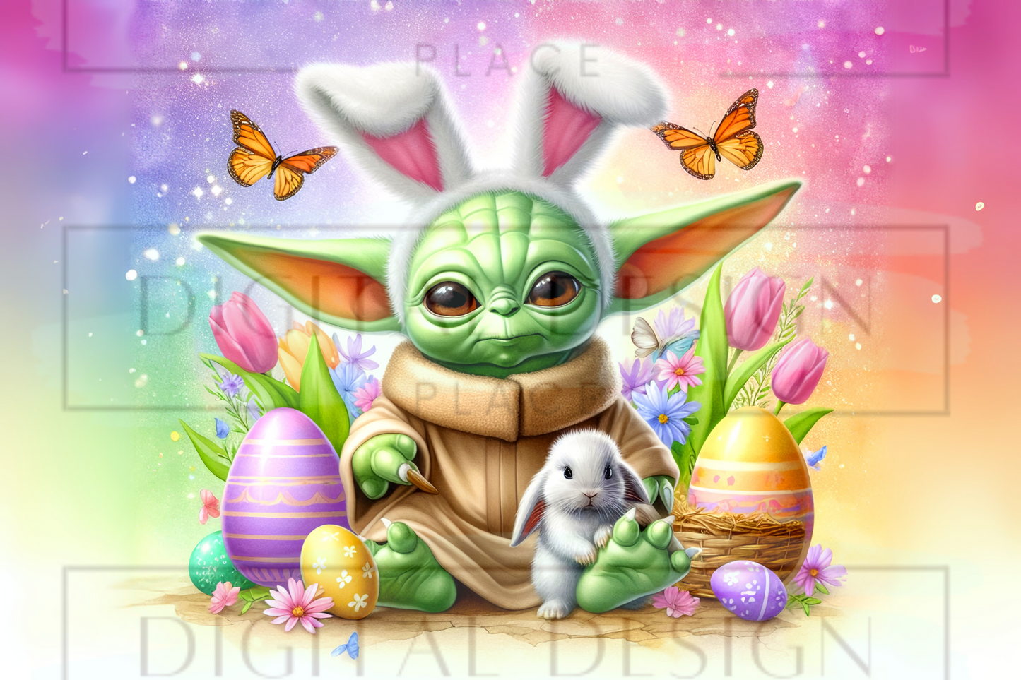 Easter Green Alien Kids Wrap KW20