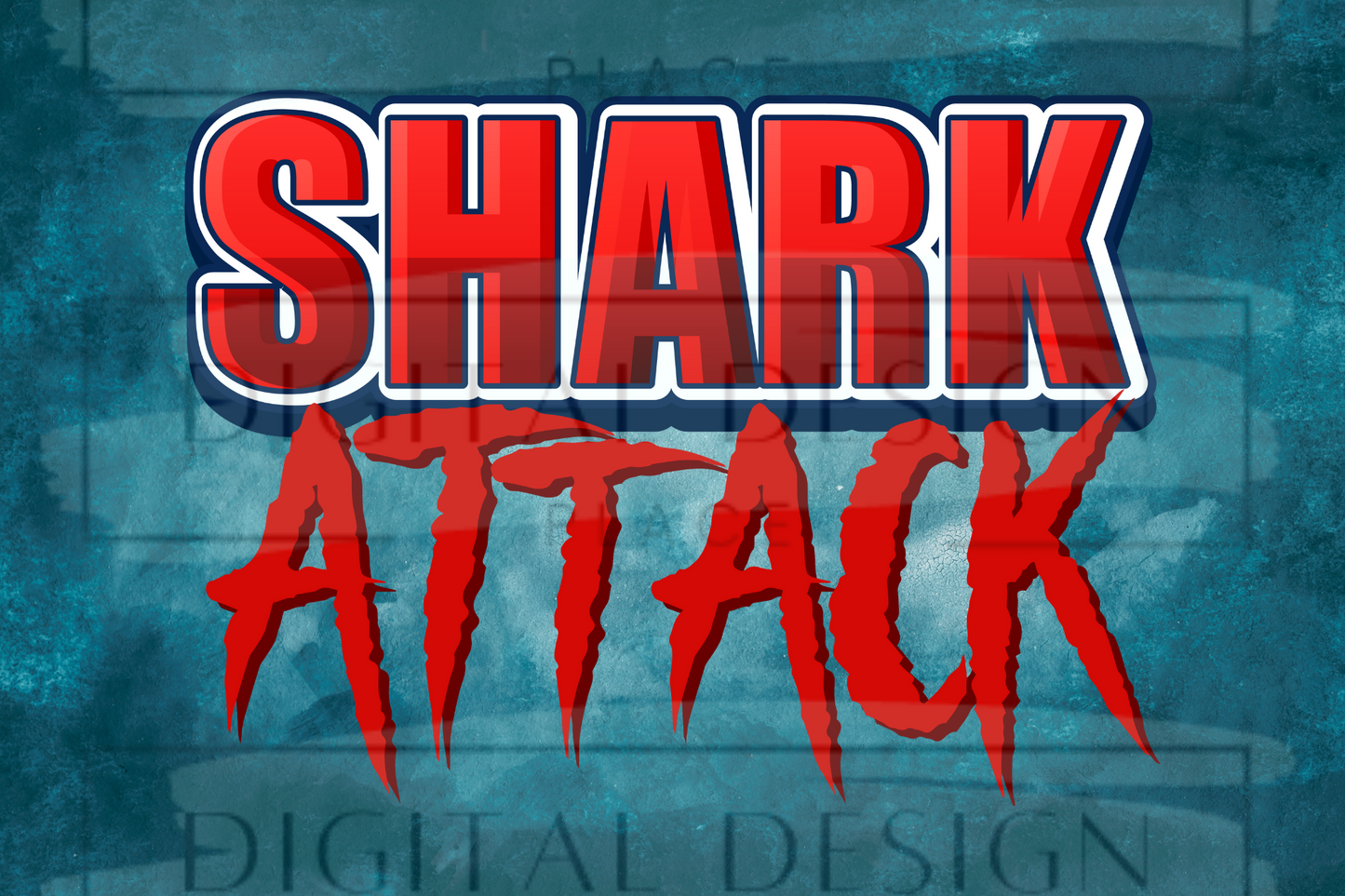 Shark Attack Kids Wrap KW24