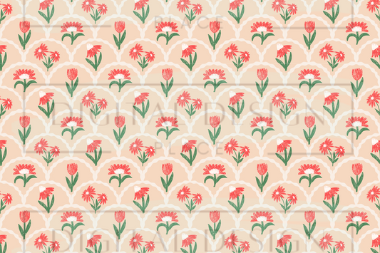 Retro Floral Kids Wrap KW37