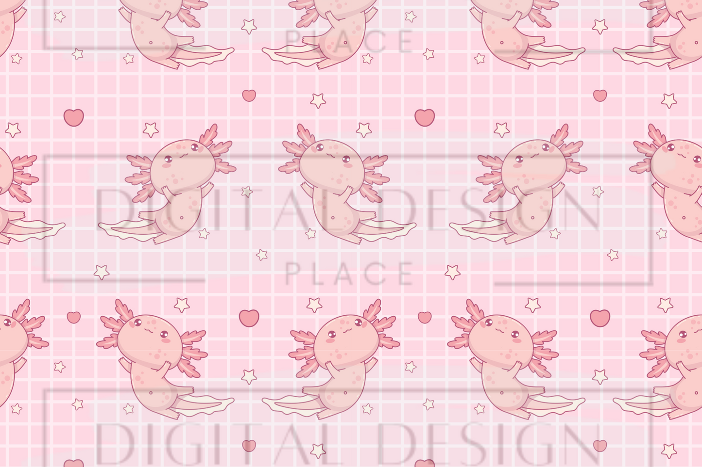 Axolotol Pink Kids Wrap KW5