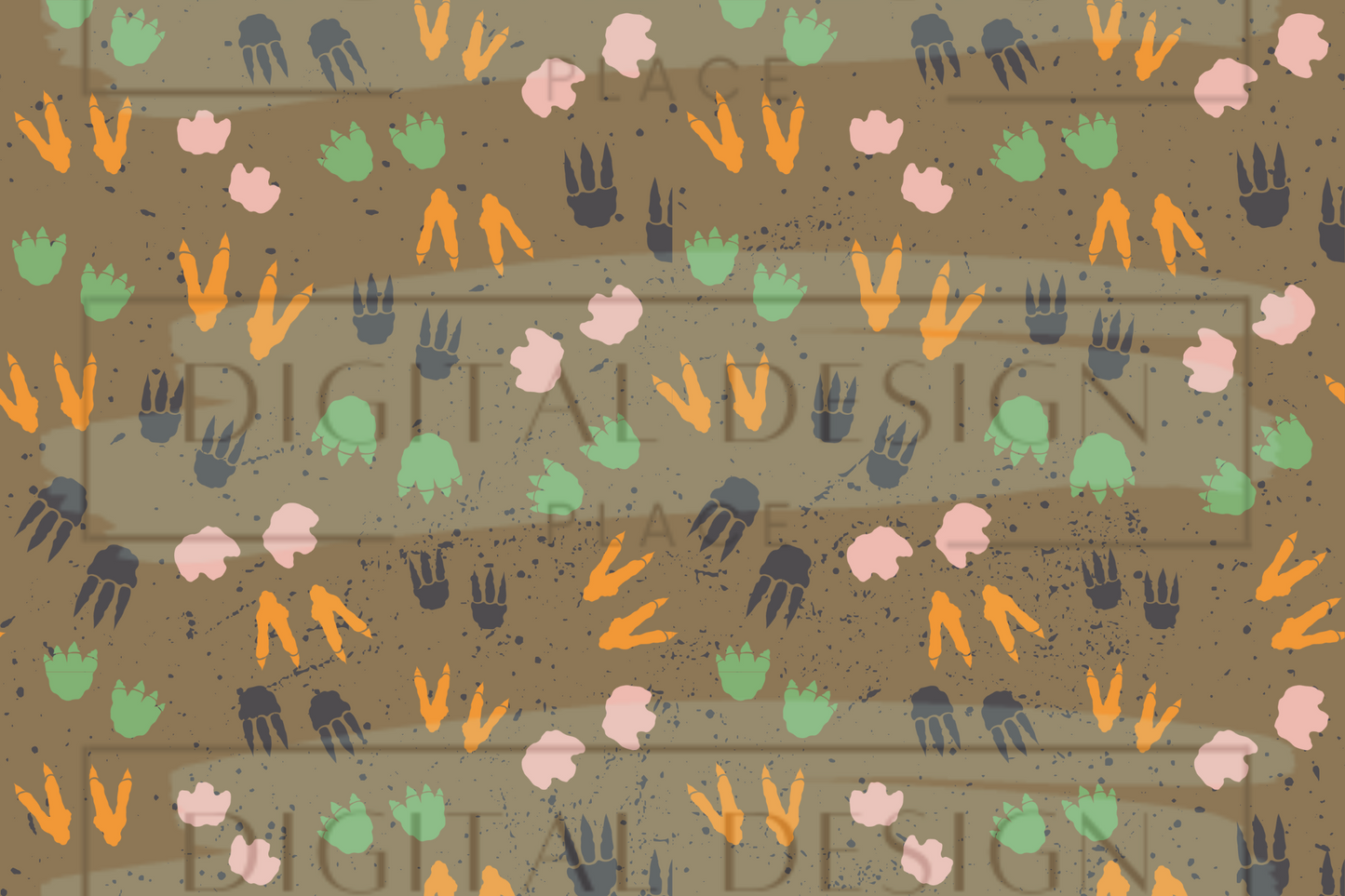 Dino Tracks Kids Wrap KW8