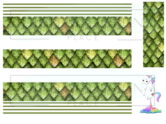 Green Dragon Pin Stripes TSTLO15