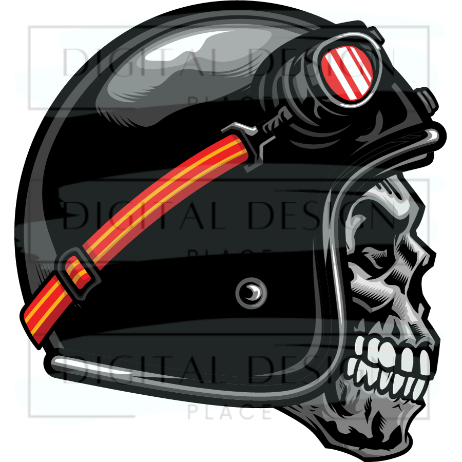 Biker Skull 2 MENM49