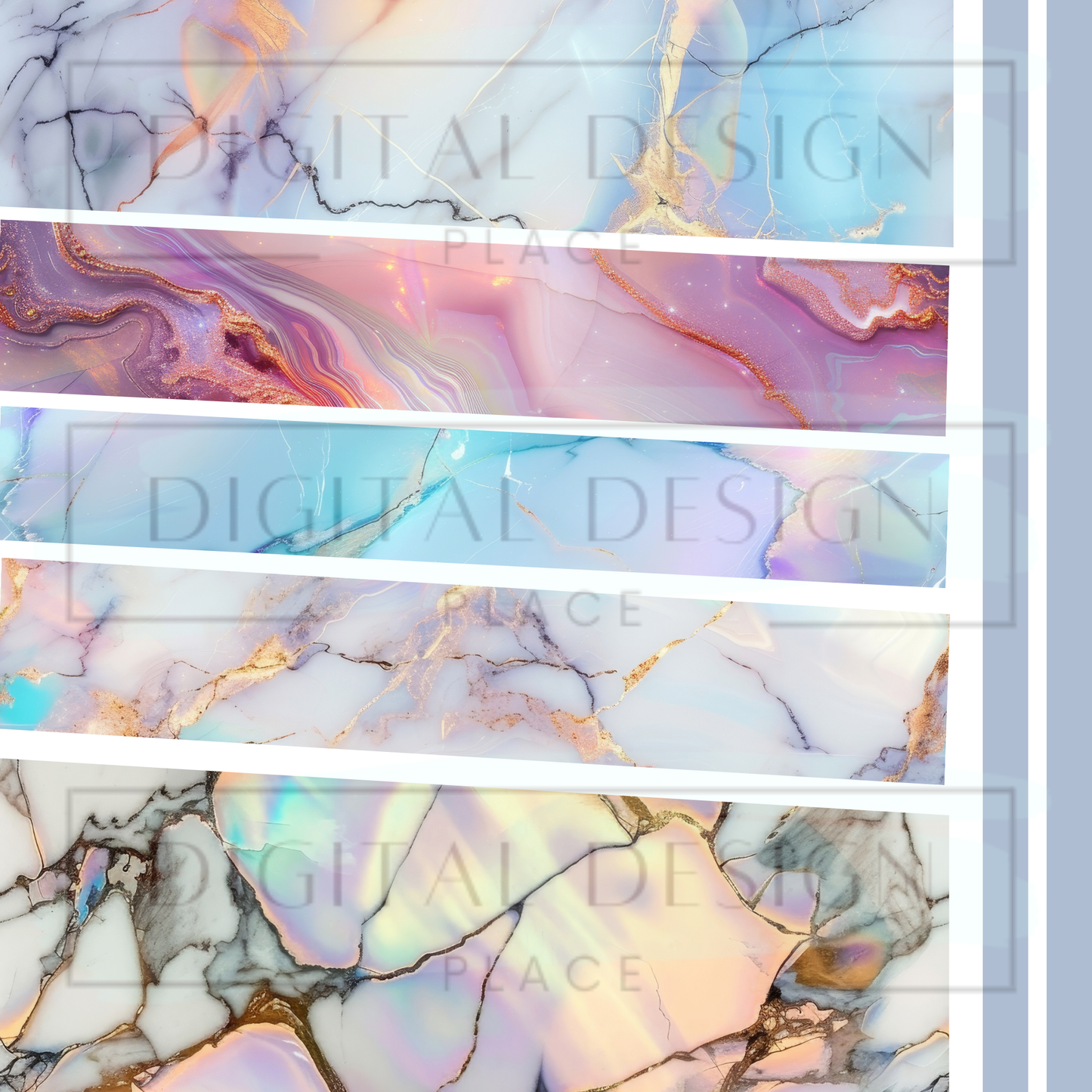 Holo Marble Mixed Media MM33