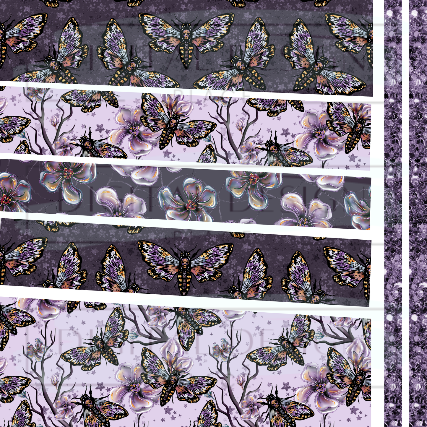 Death Moth Mixed Media MM4