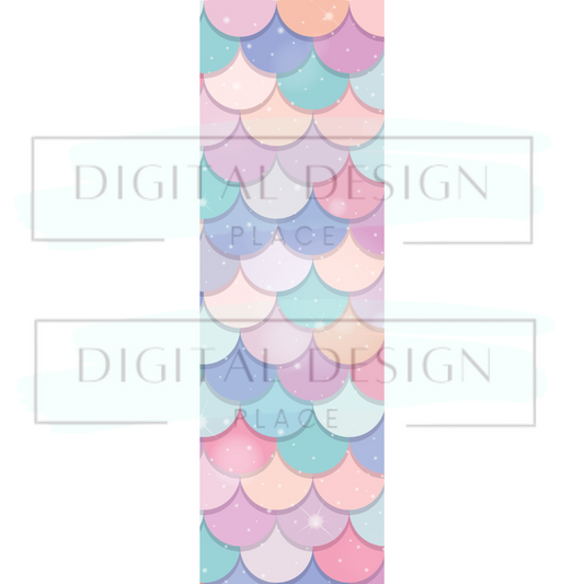 Pink/Blue Mermaid Scales PenP54